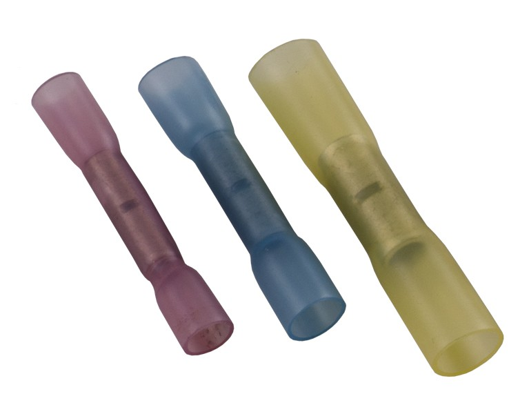 BLUE HEAT SHRINK BUTT CONNECTORS (100)