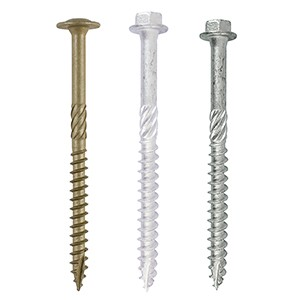 5.0MM x 30MM - TX25 Flanged Button Timber Screw with Cutting Tip A4