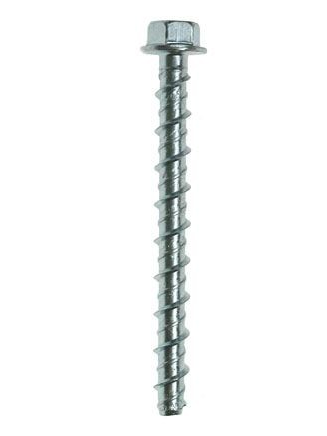 M6 X 50Mm - Galvanised Flange Screwbolt Drill 6 - Duchy Fasteners