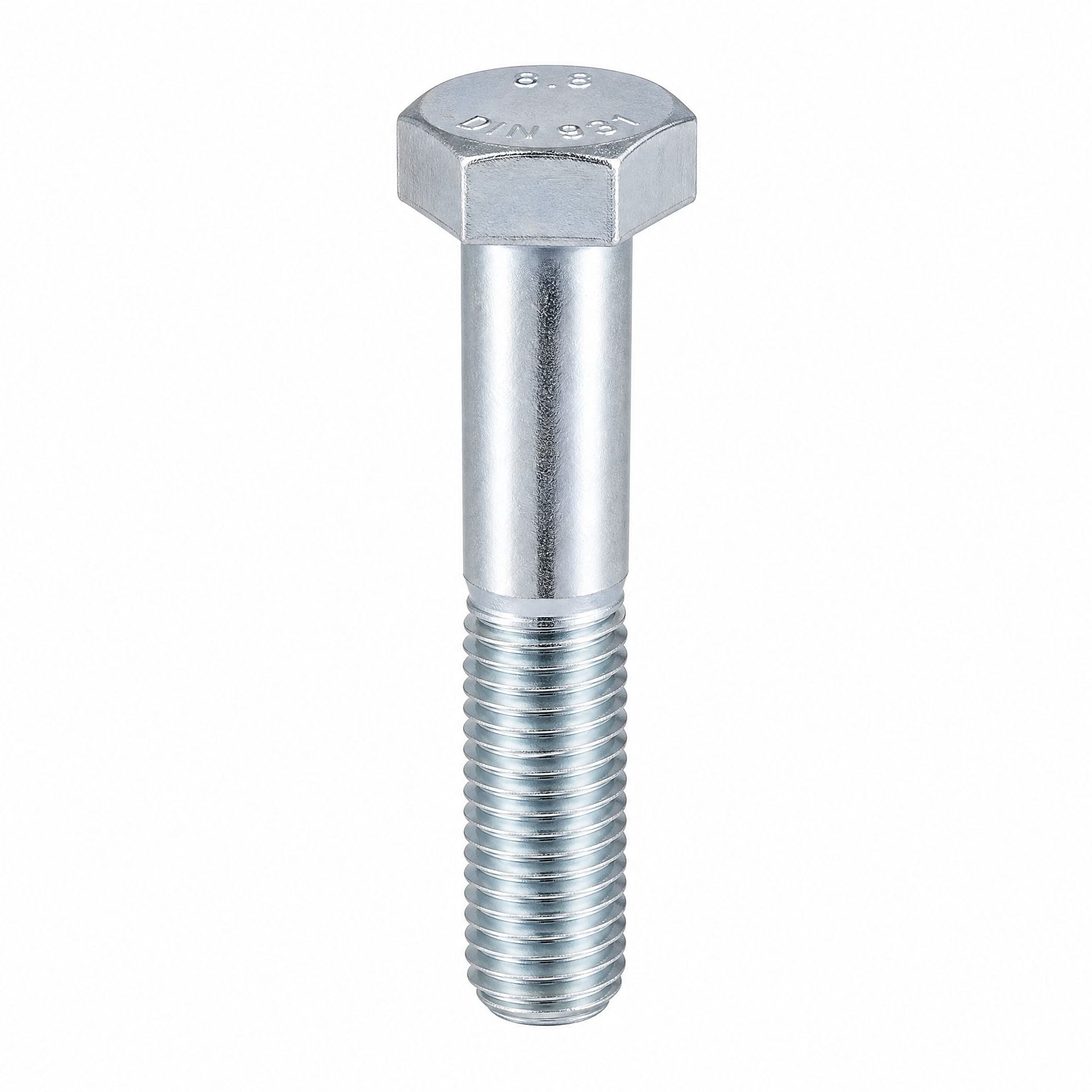 M4 - M18 Hex Head Bolts Zinc Plated High Tensile 8.8 Grade DIN 931