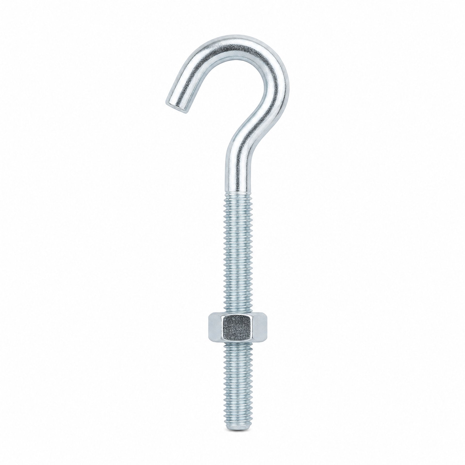 M8 ZINC PLATED HOOK BOLT WITH NUT
