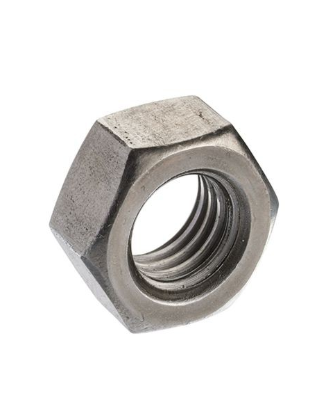 No 6.32 Unc Full Hex Nut Self Colour Bs1981/1768 - Duchy Fasteners