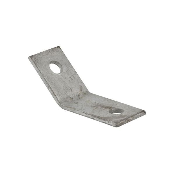 A207 45Dg Obtuse Large Bracket 1 Hole - Duchy Fasteners