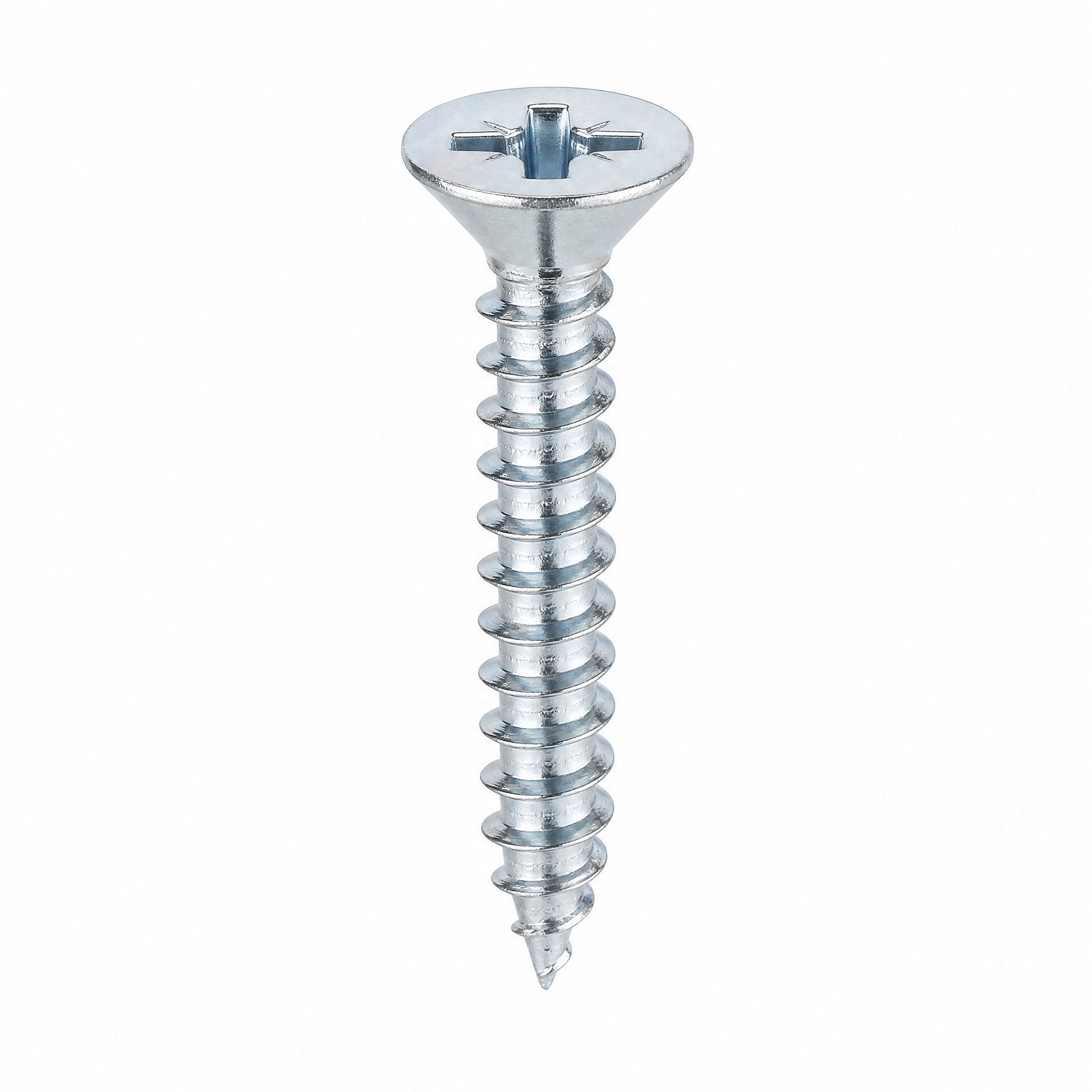 Pozi Countersunk Zinc Self Tapping Screws