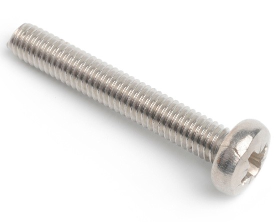 M2 x 10 - POZI Pan Machine Screw DIN 7985 304 Ss A2 - Duchy Fasteners