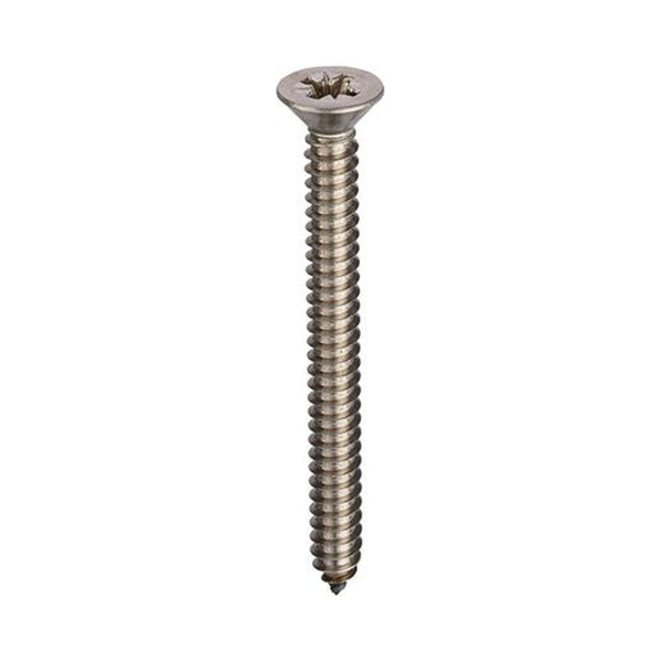 Pozi Countersunk Self Tapping Screws Stainless Steel A2