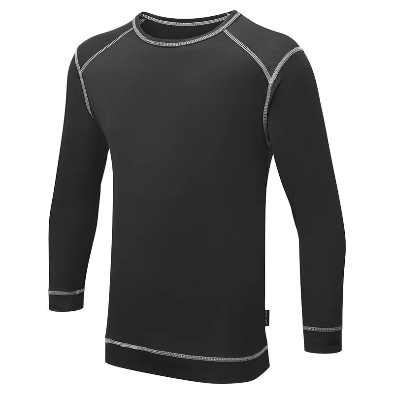 Base Pro Antibacterial Long Sleeve Top Sm - Duchy Fasteners