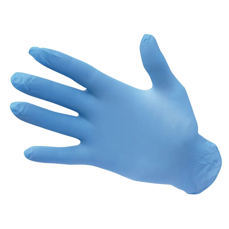 Blue Nitrile Gloves L (100) Powder Free - Duchy Fasteners