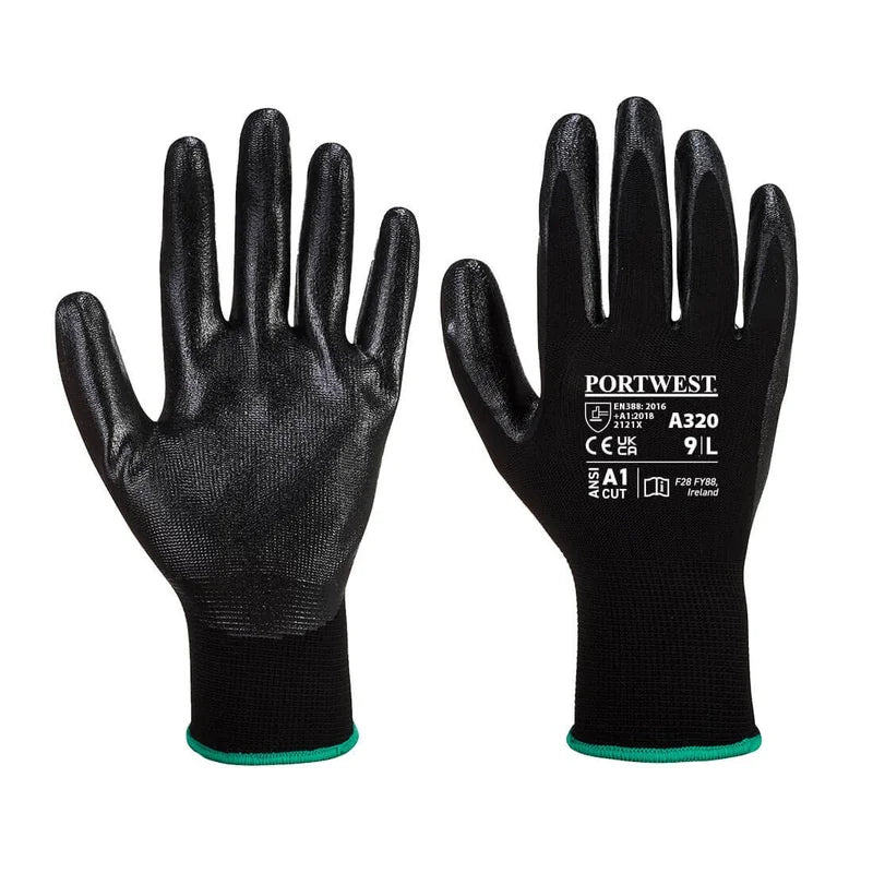 DEXTI-GRIP GLOVE BLACK SM. - Duchy Fasteners