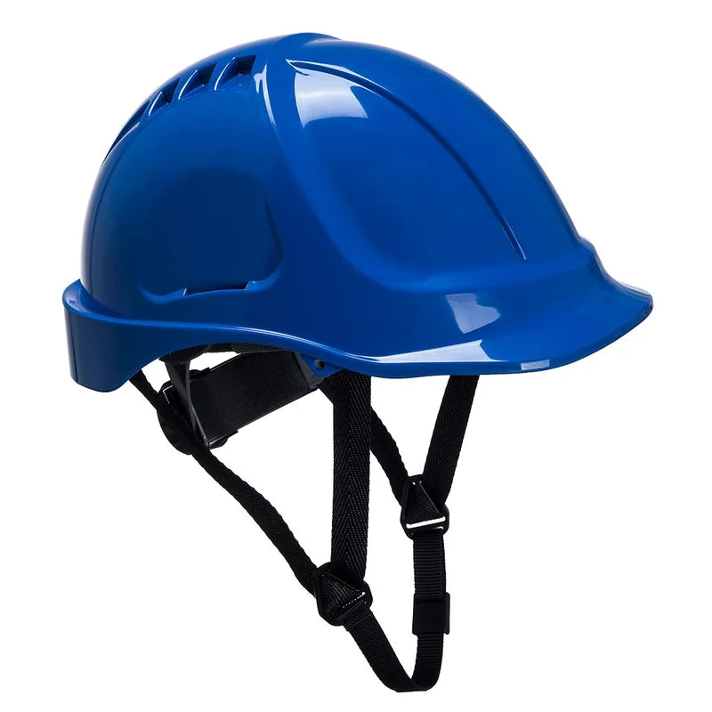 Endurance Plus Safety Helmet Complete With Chin Strap Blue - Duchy Fasteners
