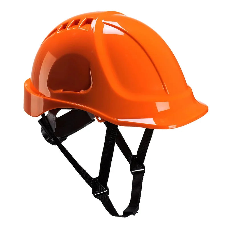 Endurance Plus Safety Helmet Complete With Chin Strap Orange - Duchy Fasteners