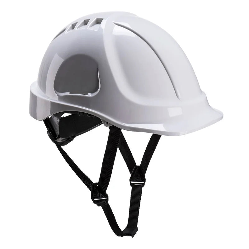 Endurance Plus Safety Helmet Complete With Chin Strap White - Duchy Fasteners