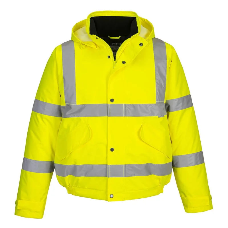 Hi-Vis Bomber Jacket Yellow Xxs - Duchy Fasteners
