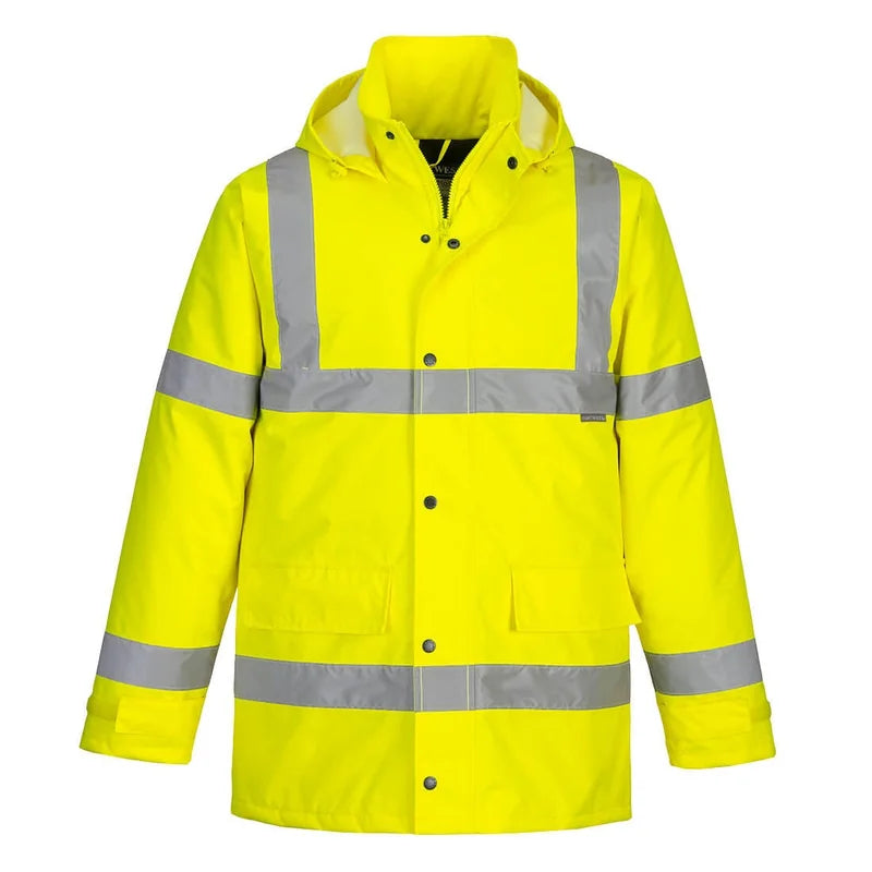 Hi-Vis Traffic Jacket Yellow Xxs - Duchy Fasteners