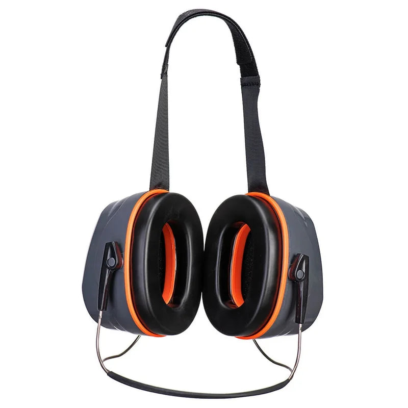 Hv Extreme Ear Defenders Neckband (Grey/Orange) - Duchy Fasteners
