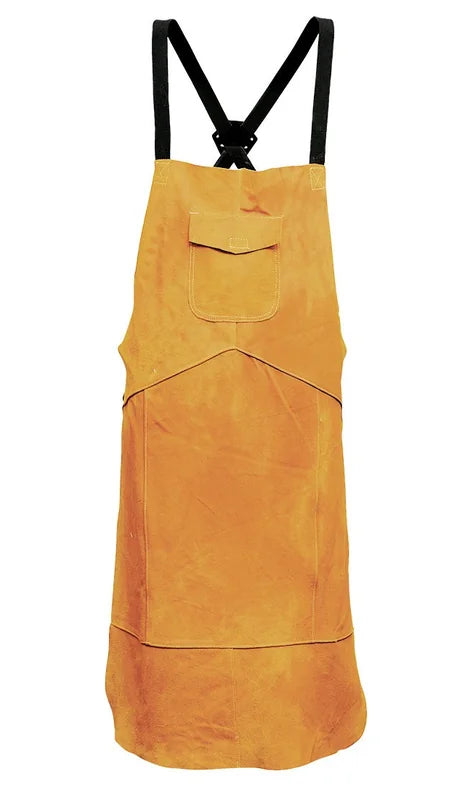 Leather Welding Apron Tan