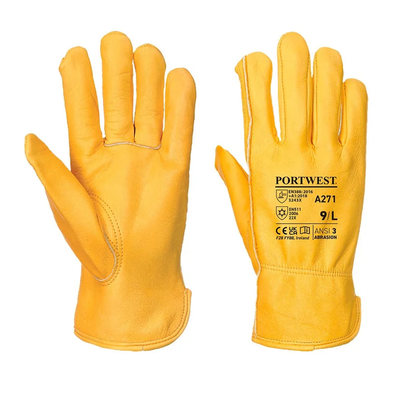 Lined Driver Glove L - Duchy Fasteners