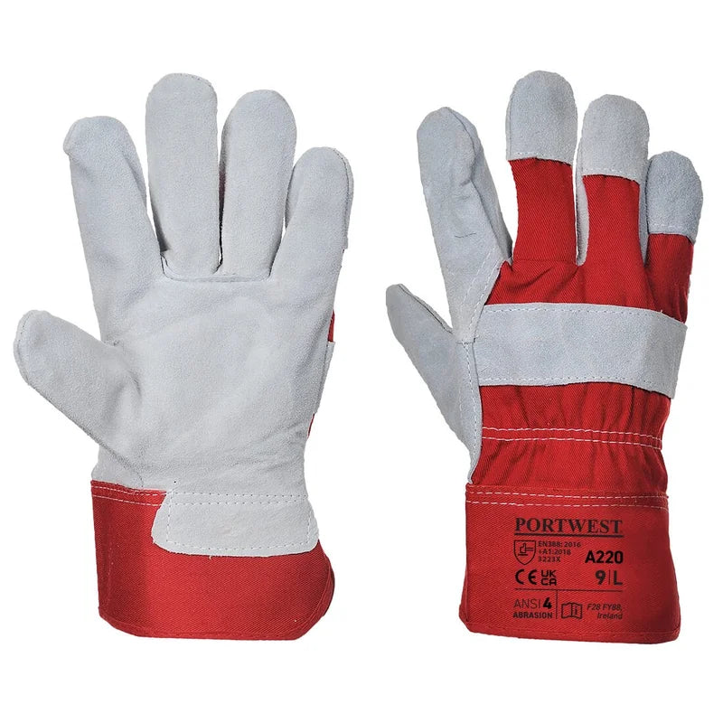 Premium Chrome Leather Rigger Glove Xl (10.5) - Duchy Fasteners