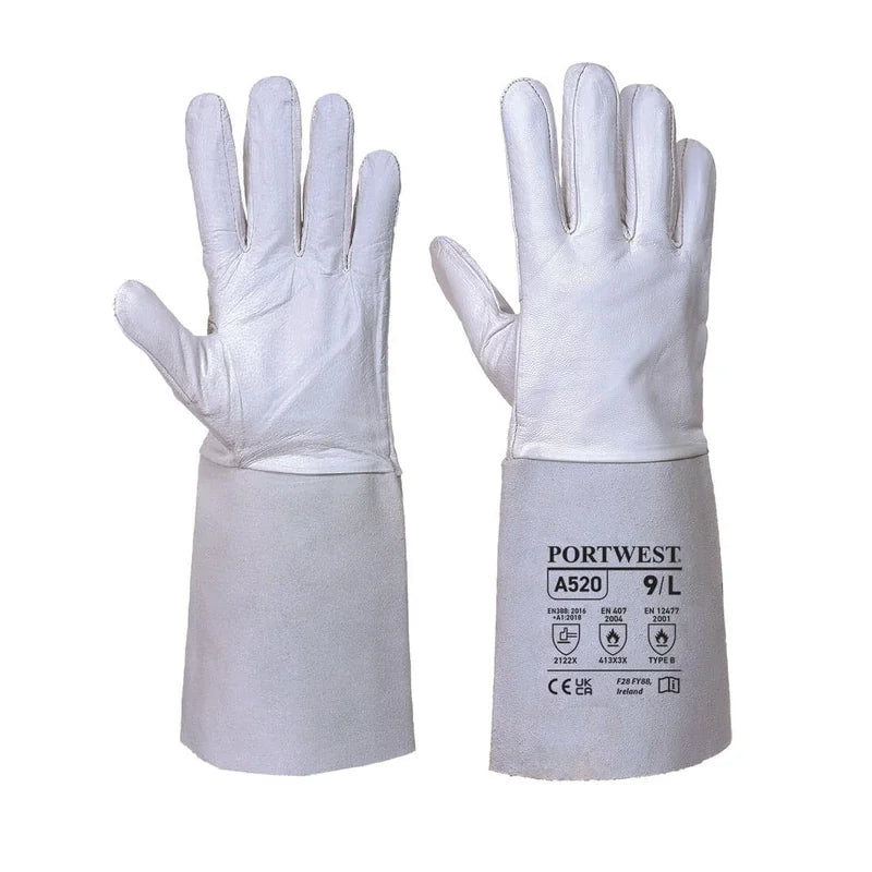 Premium Tig Welding Gauntlet Xxl - Duchy Fasteners