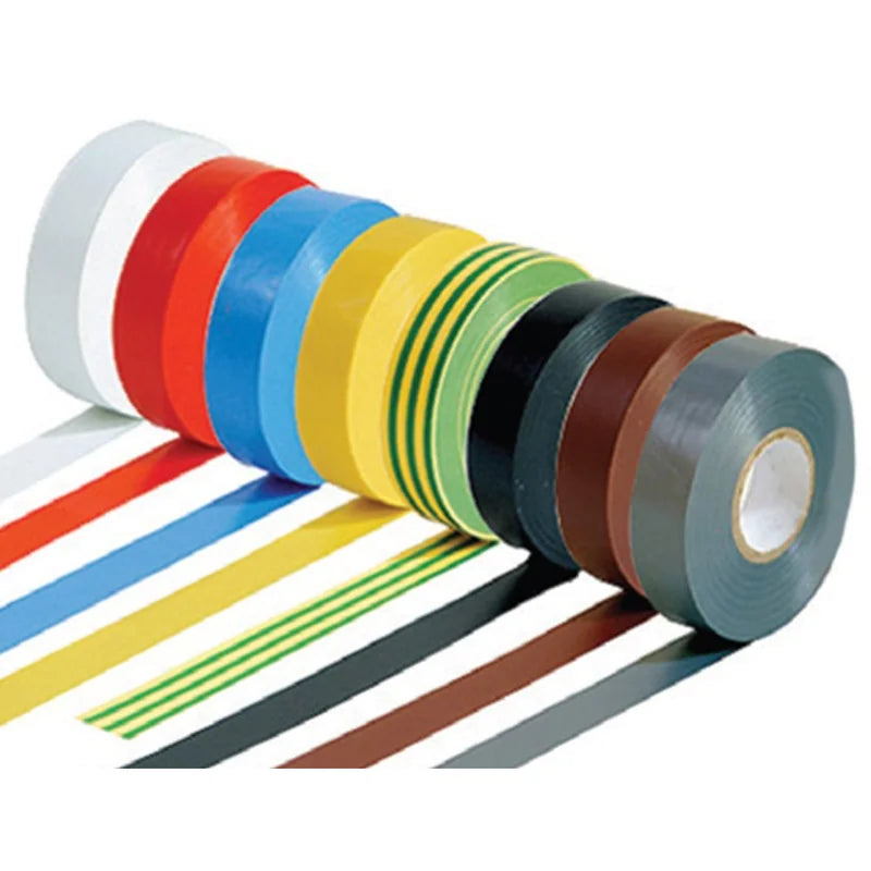 19MM X 20 - PVC TAPE M EARTH (GREEN/YELLOW) BS EN60454