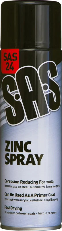 S.A.S Zinc Paint 500Ml (Single) - Duchy Fasteners