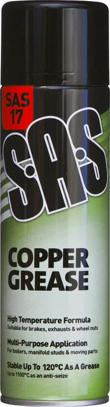 SAS COPPER GREASE 500ML (SINGLE) - Duchy Fasteners