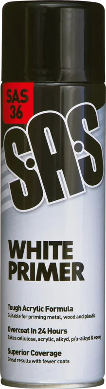 Sas Primer -White 400Ml - Duchy Fasteners