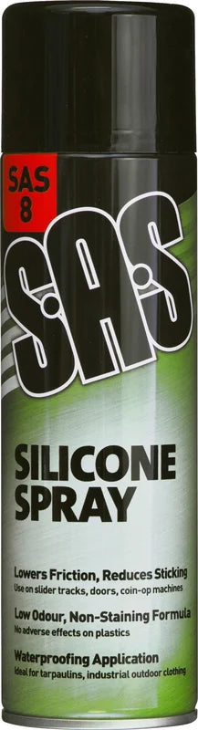 Sas Silicone Spray 500Ml - Duchy Fasteners