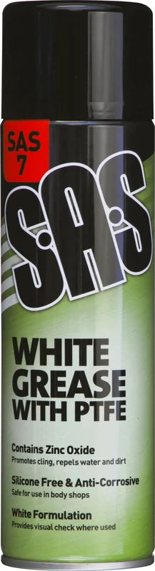 Sas White Grease With Ptfe 500Ml-Single - Duchy Fasteners
