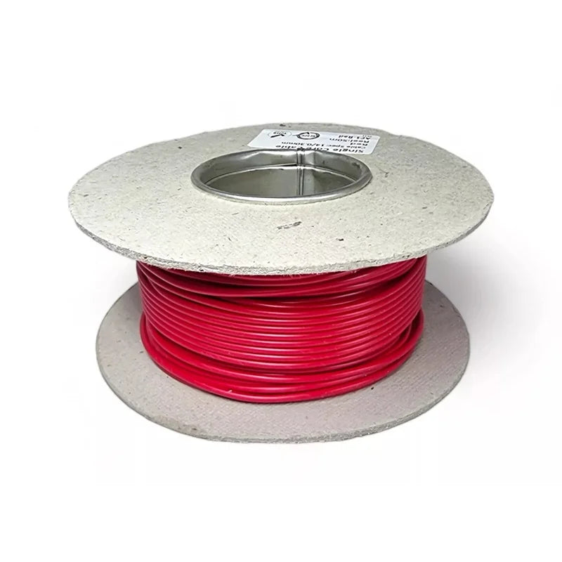 1Mm X 50 - Single Core 14/0.30 M Red - Duchy Fasteners