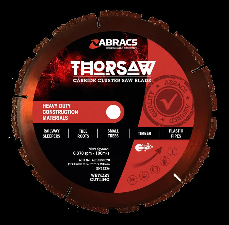 Thorsaw 300Mm Carbide Cluster Blade - Duchy Fasteners