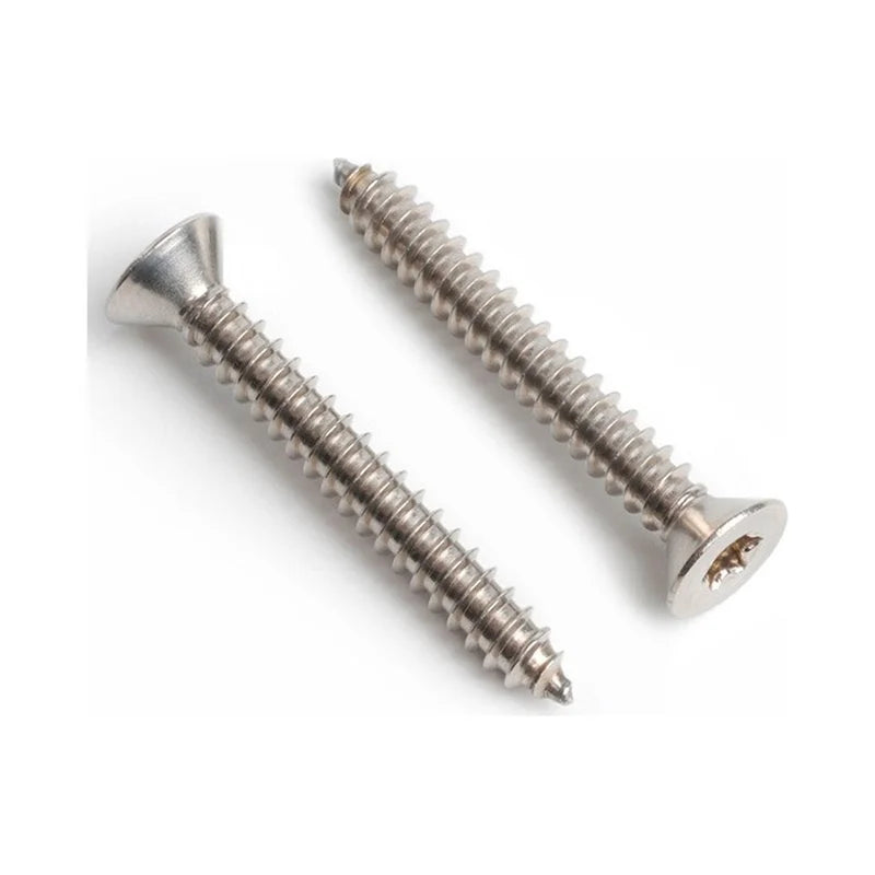 Torx Countersunk Self Tapping Screws Stainless Steel A2