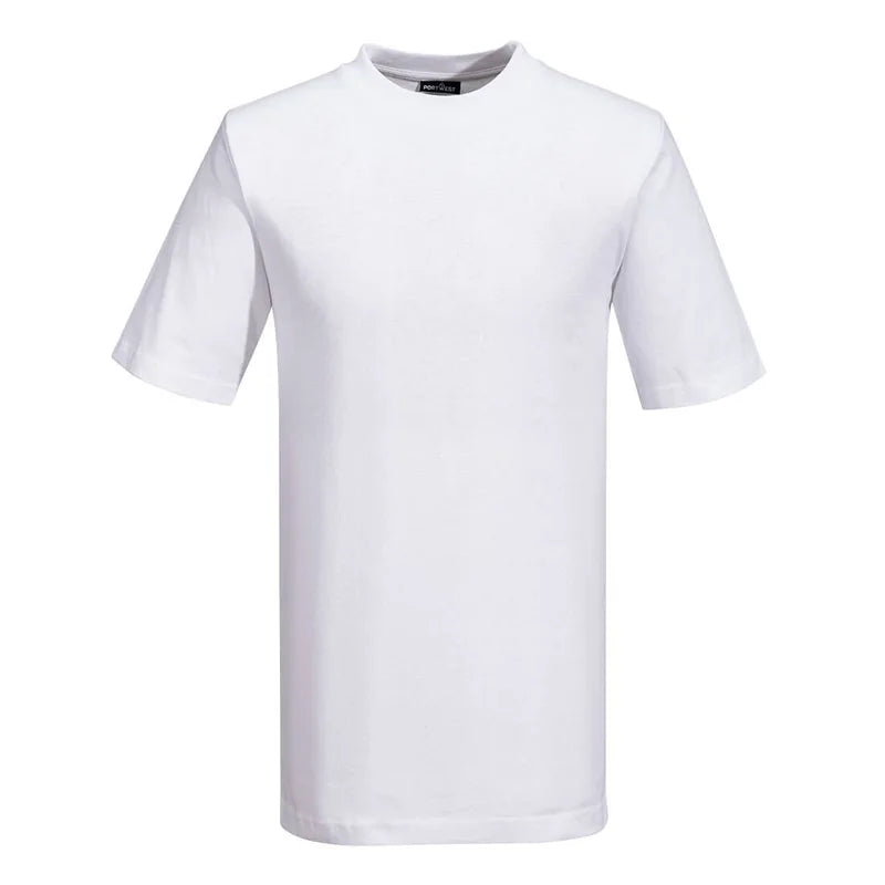 Turin Premium T-Shirt White L - Duchy Fasteners
