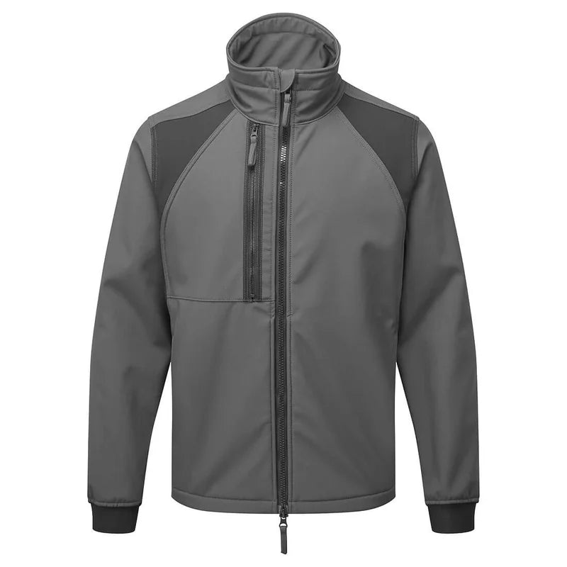 Wx2 Eco Softshell Jacket Metal Grey Lg. - Duchy Fasteners