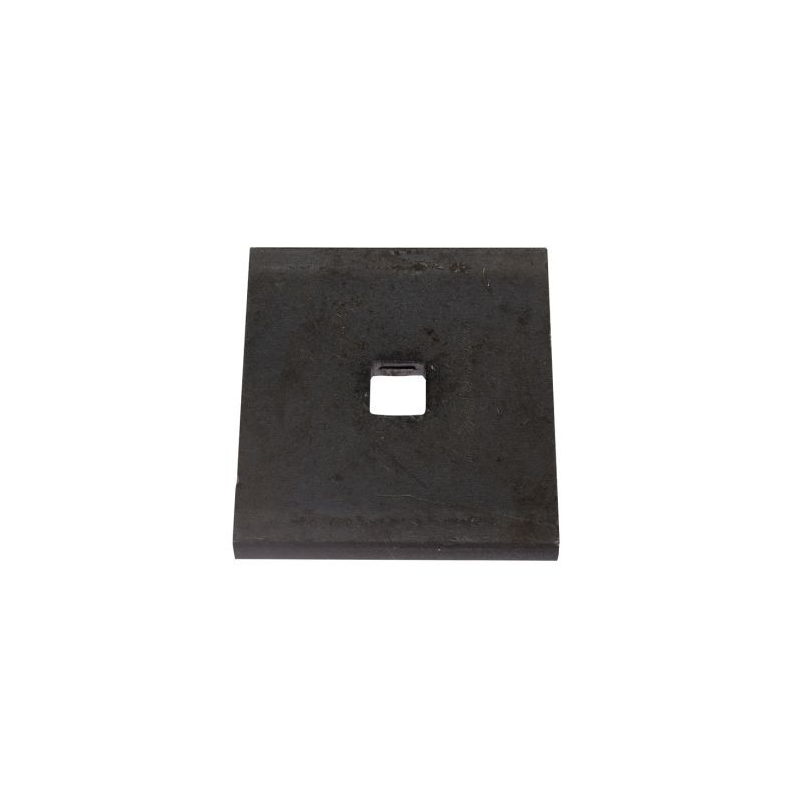 M24 X 100Mm - X 10Mm Square Plate Galvanised. - Duchy Fasteners