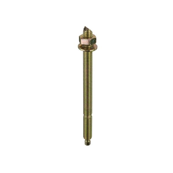 High Tensile Resin Chemical Studs Grade 8.8 Yellow Zinc - Duchy Fasteners