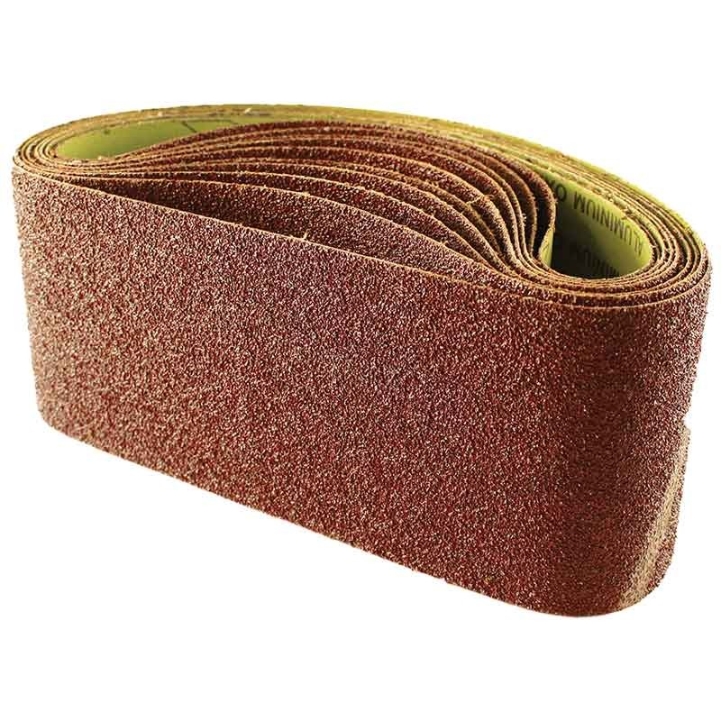 10 X 330MM CLOTH SANDING BELT 80G (PK5)