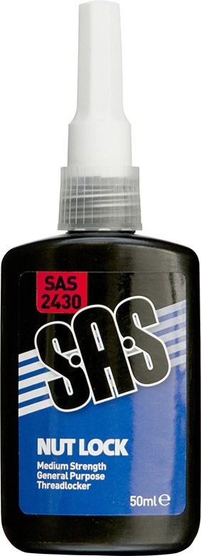 Sas Nutlock Medium Strength 50Ml - Duchy Fasteners