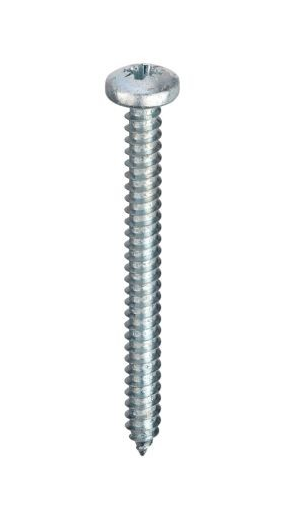 14 X 2" - Pan Pozi Self Tapper Ab Zinc - Duchy Fasteners