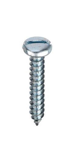 14 X 1 1/4" - Pan Slotted Self Tapper Ab Zinc - Duchy Fasteners