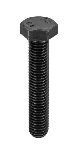 M4 X 20Mm - High Tensile 8.8 Self Colour Hex Setscrew Din933 - Duchy Fasteners