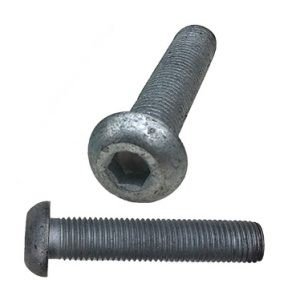 M16 X 45Mm - Socket Button Head Galvanised Machine Screws - Duchy Fasteners