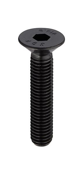 M16 X 200Mm - Socket Allen Countersunk Machine Screw Self Colour 10.9 - Duchy Fasteners
