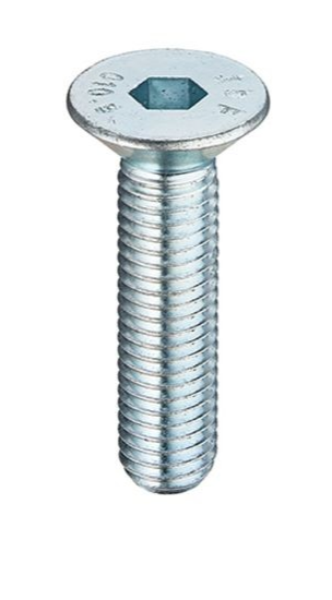 M3 X 10Mm - Socket Countersunk Zinc Plated 10.9 Din 7991 - Duchy Fasteners