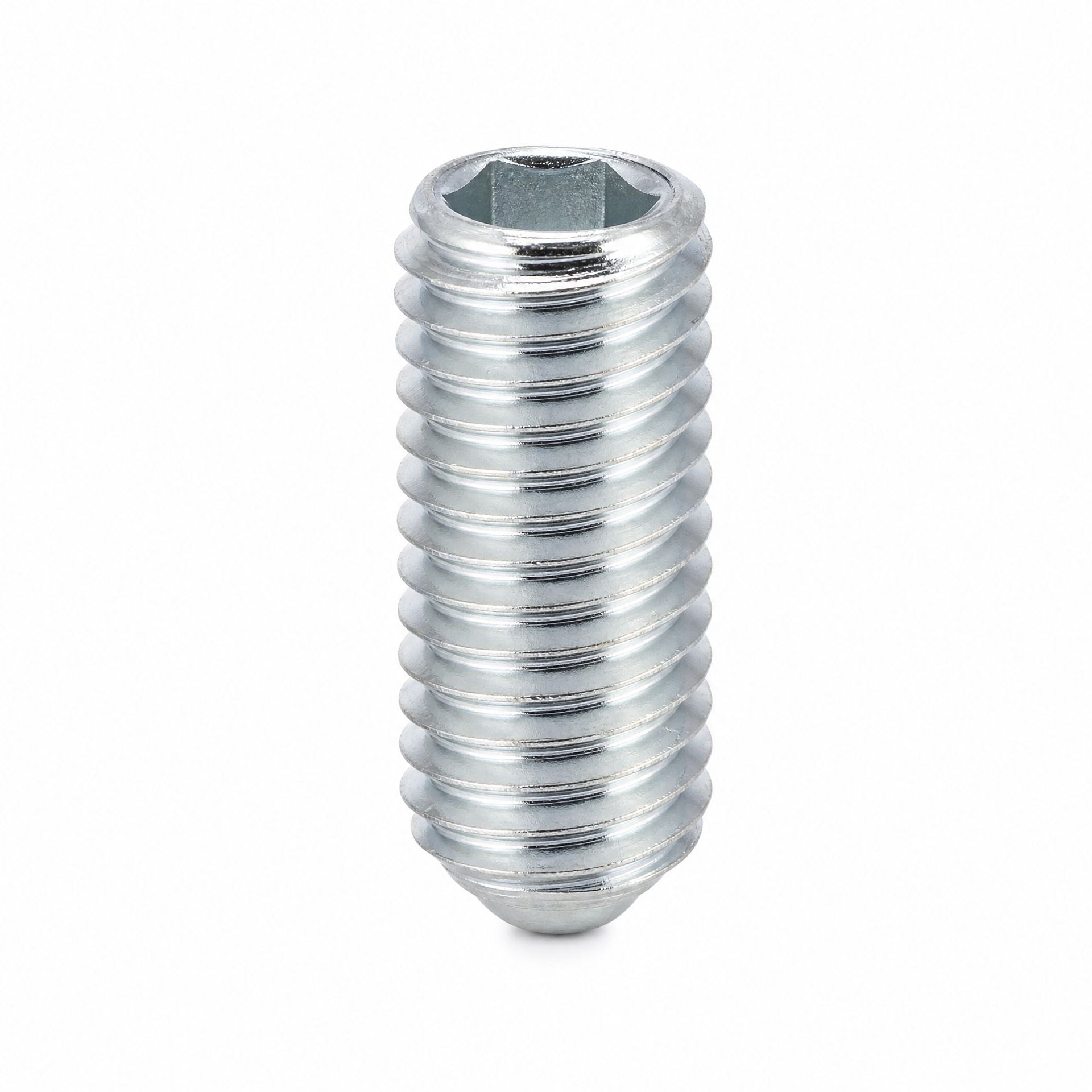 Socket Set Cup Point Zinc Plated Grub Screws