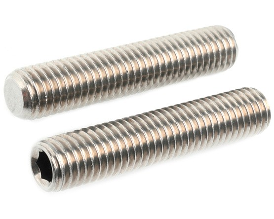 M8 x 25 - Socket Set Screw Flat Point DIN 913 A2 - Duchy Fasteners