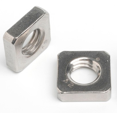 M8 - Square Nut 13afx6.5 Thick DIN 557 A2 - Duchy Fasteners