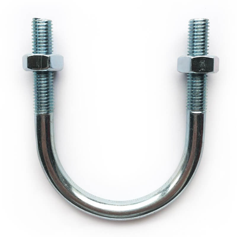 M10 X 40Mm - Galvanised U-Bolt - Duchy Fasteners