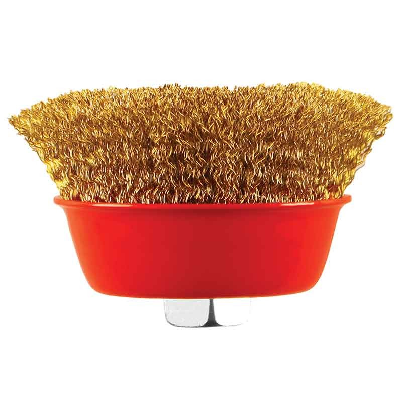 75Mm M14 Crimp Wirebrush - Duchy Fasteners