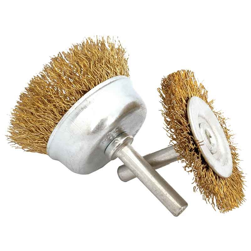 50MM SPINDLE WIRE CUP BRUSH STAINLESS STEEL